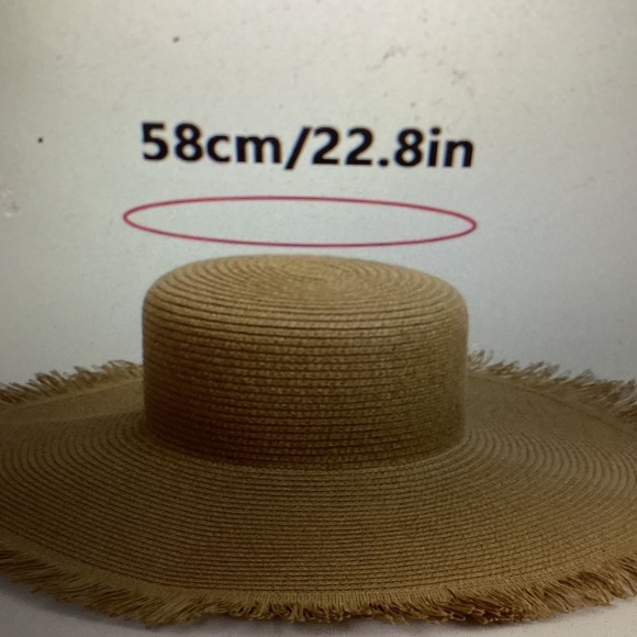 FOLDABLE WIDE BRIM HAT (Color: Khaki) - Picture 3 of 7